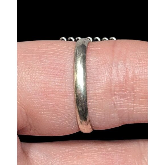 Whimsical Labradorite Square Cut Sterling Silver Ring Size 10 - Picture 4 of 16